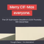 Merry CIF-Mas everyone…